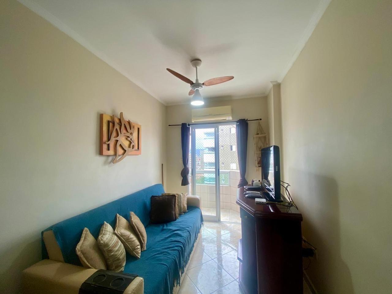 Apto A 50M Da Praia, Com Ar Condicionado, Wifi , Portaria 24H برايا جراندي المظهر الخارجي الصورة